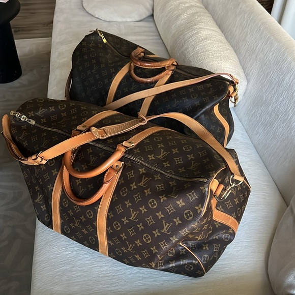 2 Louis Vuitton Keepall Bandouliere bundle - Picture 12 of 16